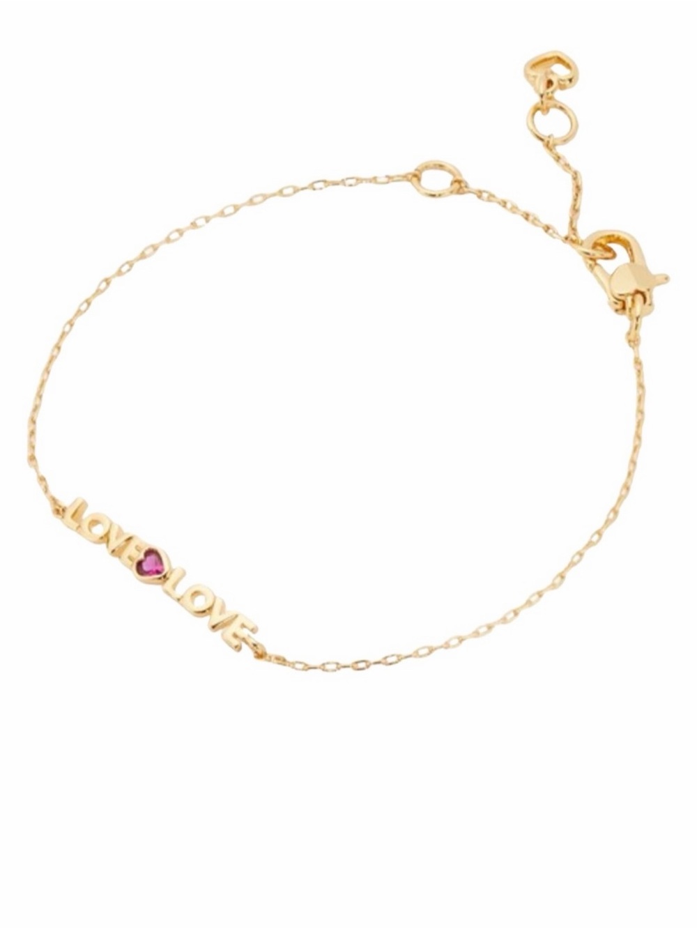 KATE SPADE • Gold Love You, Mom Love Bracelet